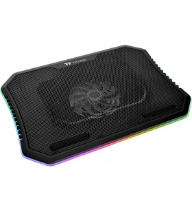 Thermaltake massive 12 rgb steel mesh panel with 1x 120mm fan, 256 color rgb spectrum, cooler for 10-15 inch laptop