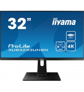 Iiyama prolite xub3293uhsn-b1 monitoare lcd 80 cm (31.5") 3840 x 2160 pixel 4k ultra hd led gri