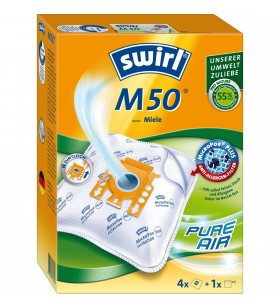 Sac aspirator swirl m50 micropor plus (4 saci, 1 filtru de evacuare)