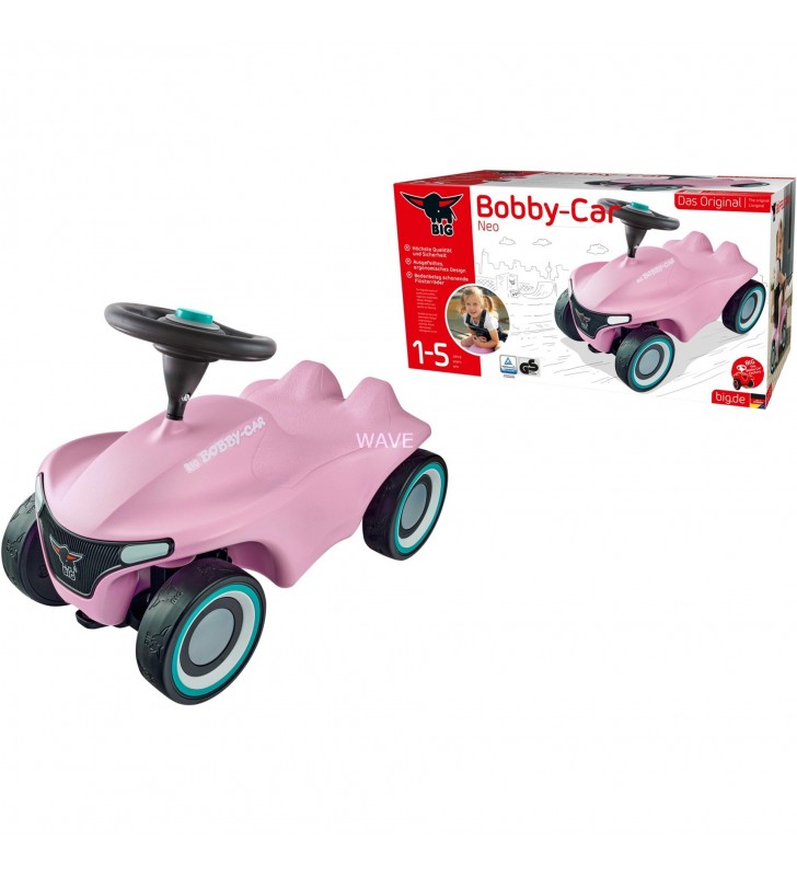 Big  bobby-car-neo rosé, vehicul de copii (roz)