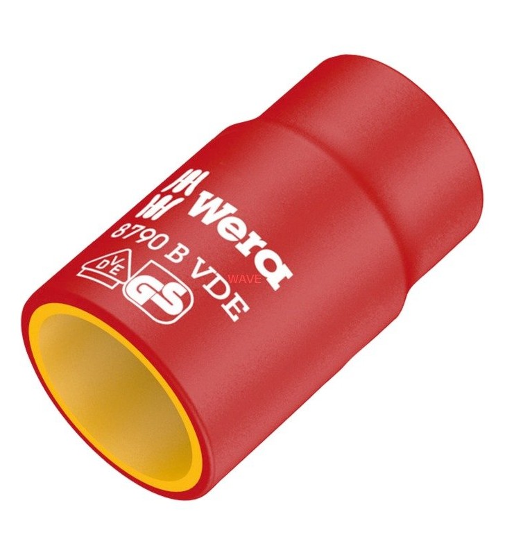 Priză wera  vde zyklop, 11 mm, 3/8" (rosu/galben, izolat pana la 1.000 volti)
