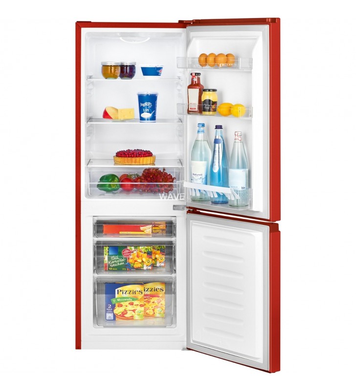 Bomann  kg 320.2, combinatie frigider/congelator (roșu)