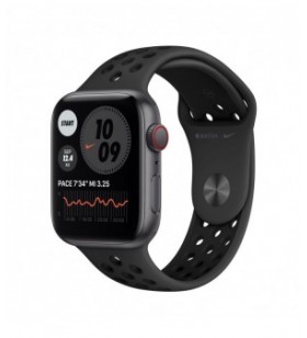 Resigilat: apple watch nike se gps + cellular, 44mm space grey aluminium case with anthracite/black nike sport band