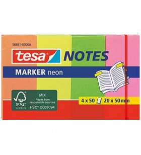 Tesa 56691 tesa® marker notes, 20 x 50mm, 4x 50 sheets