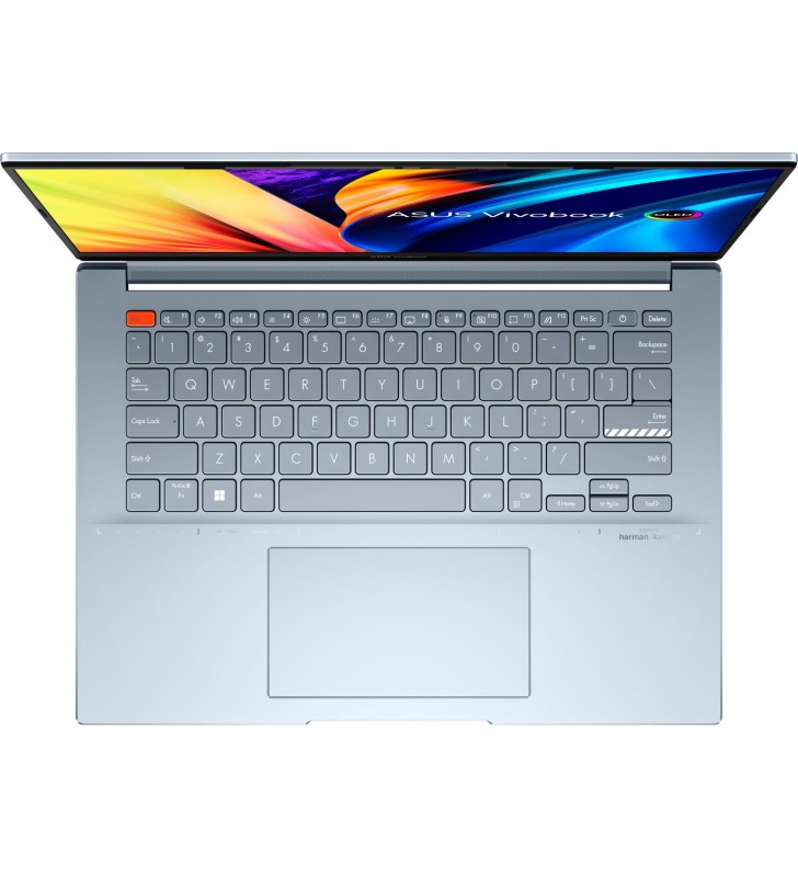 ASUS Vivobook S 14X OLED (S5402ZA-M9004W), notebook (argintiu, Windows 11 Home pe 64 de biți, afișaj de 120 Hz, SSD de 512 GB)