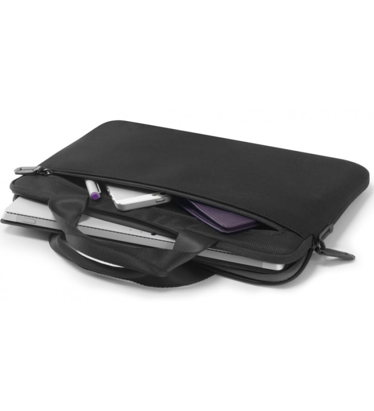 Husa & carcasa laptop dicota ultra skin plus pro, servietă, negru, monoton, piele, neopren, nailon, 315 x 215 x 25 milimetri, ipad pro