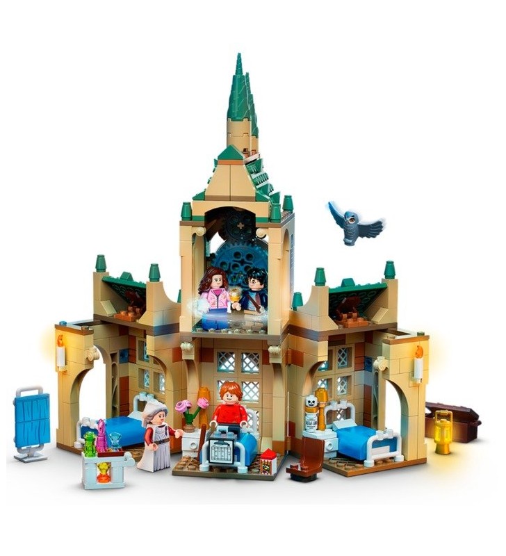 Jucărie de construcție a aripii spitalului lego  76398 harry potter hogwarts