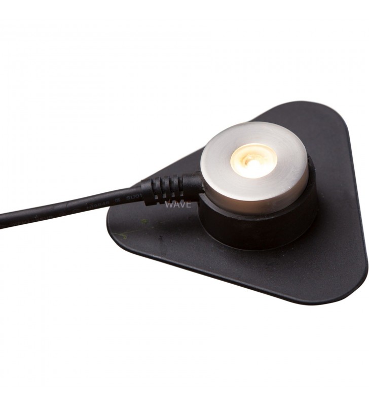 Spot cascadă heissner  smart lights 1 watt, lumină led (argintiu/negru, alb cald)