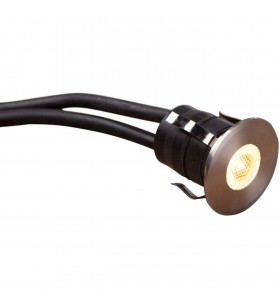 Heissner  smart lights decklight 1 watt, lumină led (negru/argintiu, alb cald)
