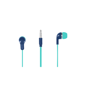 Canyon epm-02 stereo earphones with inline microphone, green+blue, cable length 1.2m, 20*15*10mm, 0.013kg