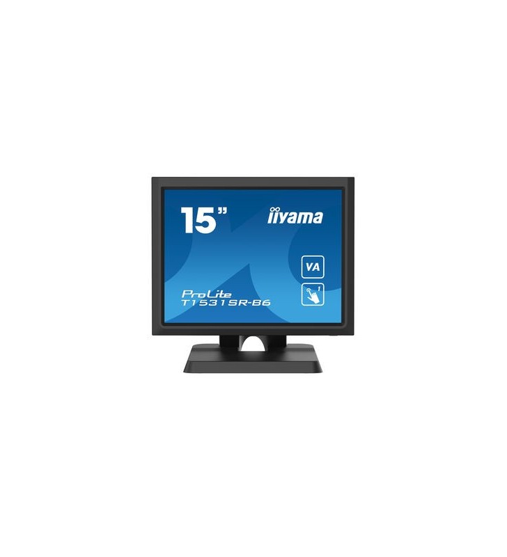 Iiyama prolite t1531sr-b6 monitoare cu ecran tactil 38,1 cm (15") 1024 x 768 pixel negru