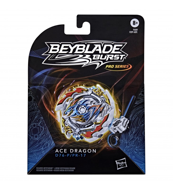 Beyblade burst pro series ace dragon starter pack pistol cu elice de aruncat