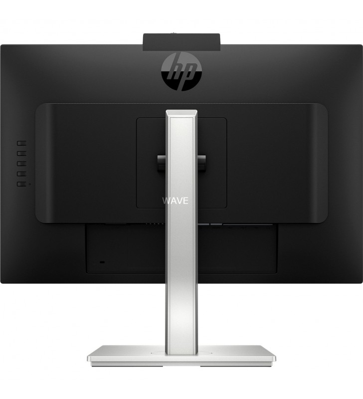 Monitor LED IPS HP M24, 24", Full HD, 75Hz, AMD FreeSync, Webcam, Clasa E, Culoarea Negru-Argintiu
