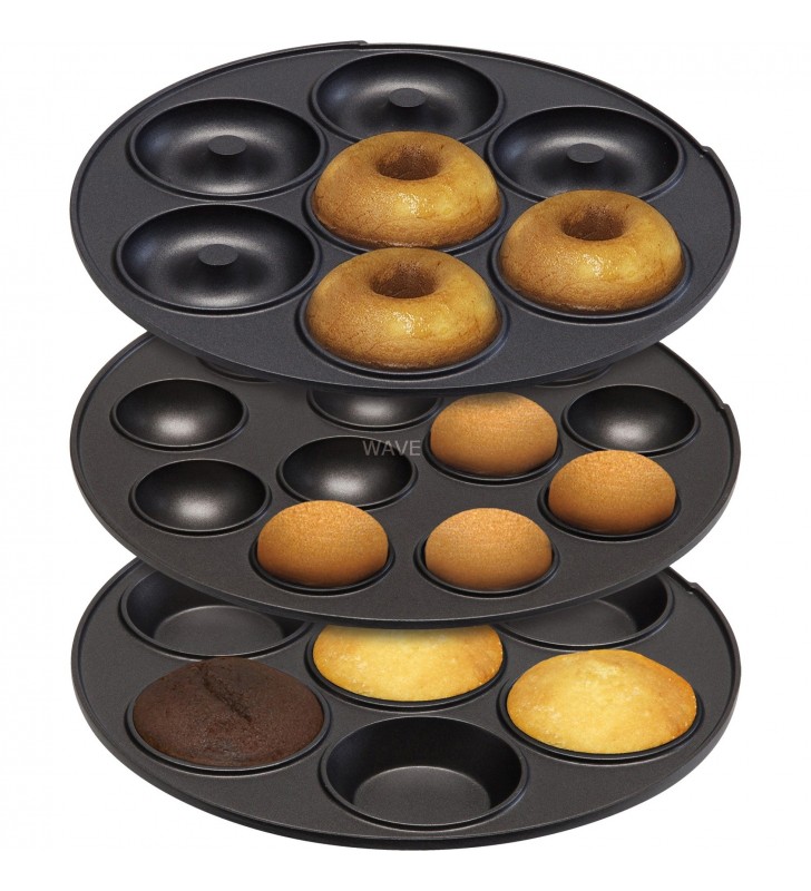 Bestron  3-in-1 cakemaker asw238p, muffin maker (roz)
