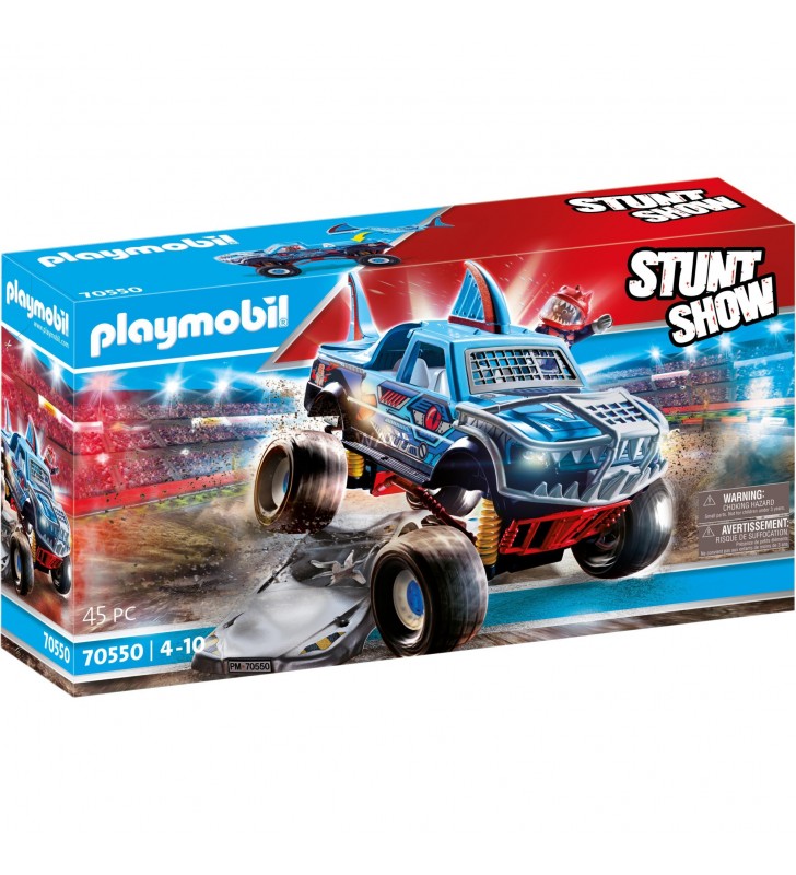 Playmobil  70550 stunt show jucărie de construcție monster truck shark