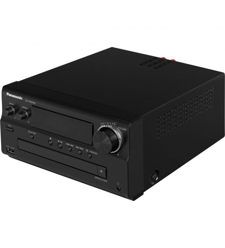 Panasonic  sc-pmx94eg-k, sistem compact (negru, bluetooth, radio, cd)