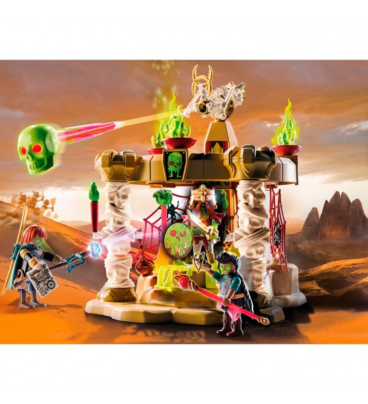 Playmobil  70751 sal'ahari sands - jucărie de construcție a armatei templul scheletului