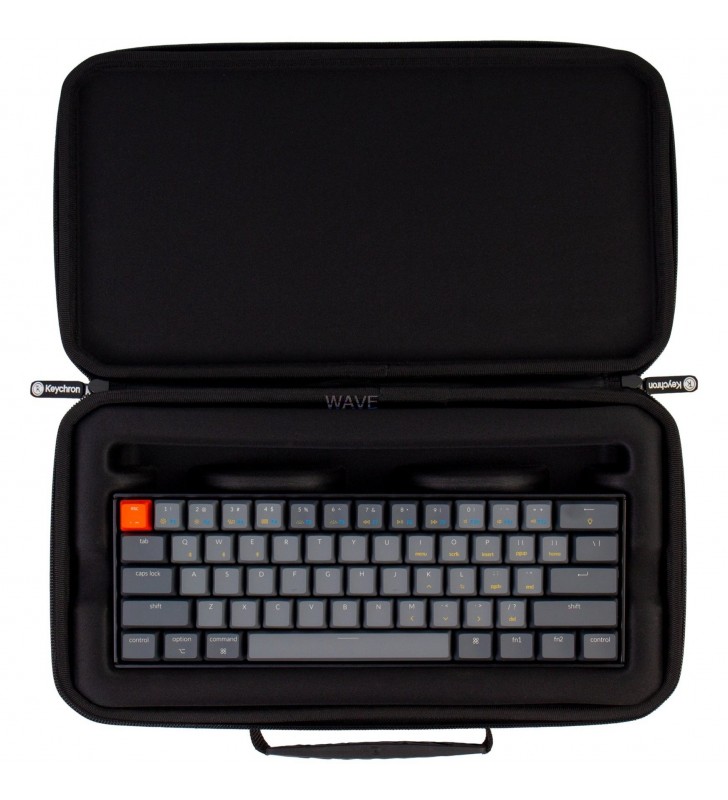 Keychron  k12 (60%) husă de transport pentru tastatură, geantă (negru, cadru din plastic)