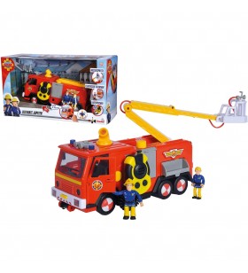 Vehicul de jucărie jupiter mega deluxe simba  fireman sam (roșu/galben, inclusiv 2 cifre)