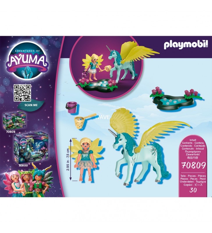 Playmobil  70809 zână de cristal cu jucărie de construcție unicorn