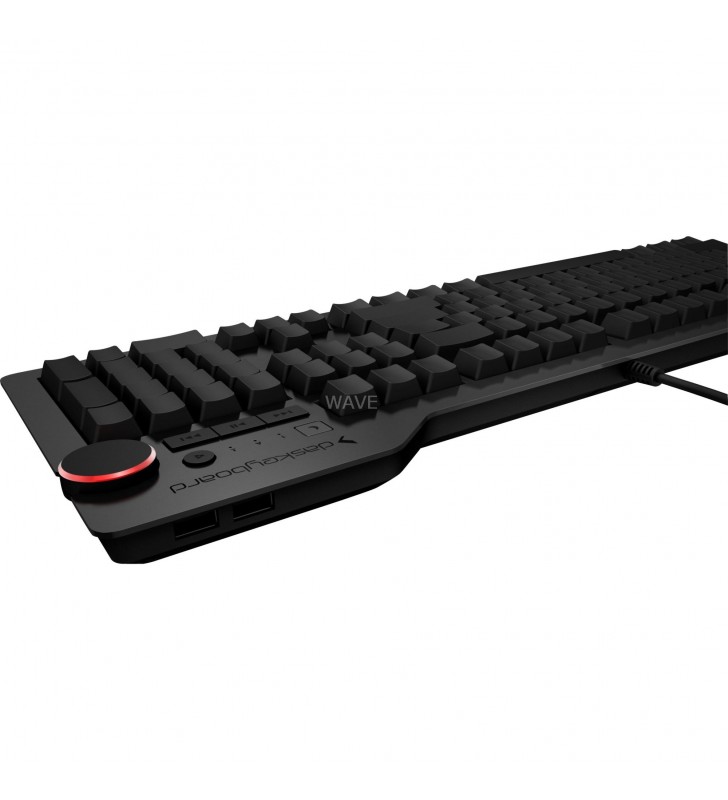 Keyboard  4 ultimate, tastatură pentru jocuri (negru, aspect ue (qwerty), cherry mx brown)