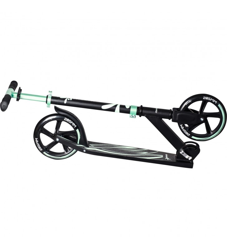 Muuwmi  aluminiu scooter plus 205mm (negru/mentă)