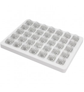 Keychron  kailh box set de întrerupătoare albe, întrerupătoare cu cheie (alb/transparent, 35 buc)
