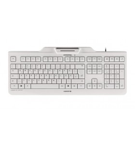 Cherry kc 1000 sc tastaturi usb azerty flamandă alb