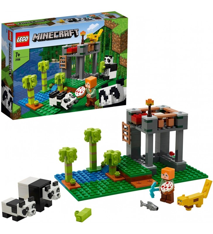 Jucărie de construcție lego  21158 minecraft the panda nursery