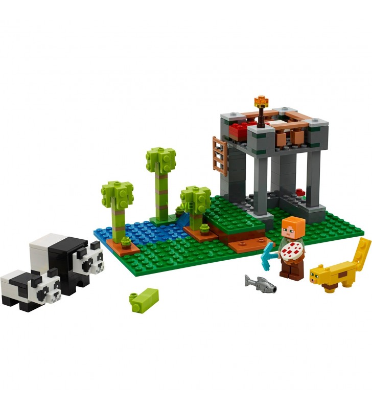 Jucărie de construcție lego  21158 minecraft the panda nursery