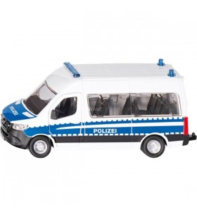 Siku  super mercedes-benz sprinter poliția federală, model de vehicul (albastru alb)