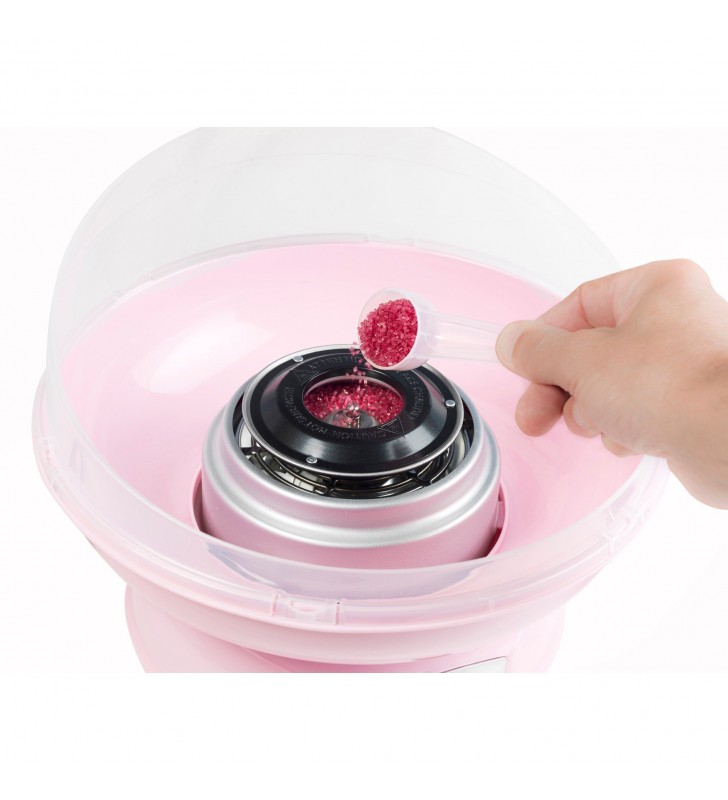 Mașină pentru vată de zahăr accm370 (roz)