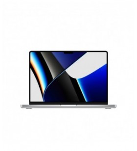 Macbook pro 14" (2021), procesor apple m1 max, 10 nuclee cpu and 24 nuclee gpu, 64gb, 1tb ssd, silver, us kb