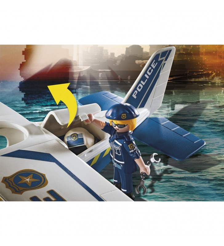 Playmobil  70779 jucărie de construcție cu hidroavionul de poliție