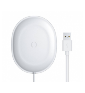 Incarcator wireless baseus jelly qi 15w, compatibilitate smartphones si airpods, cablu type-c la usb inclus, alb "wxgd-02" (include tv 0.18lei) - 6953156223707