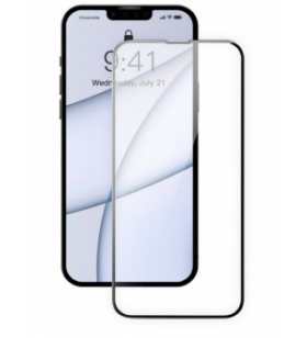 Folie sticla baseus pentru iphone 13/iphone 13 pro, grosime 0.3mm, acoperire totala ecran, strat special anti-ulei si anti-amprenta, super porcelain crystal tempered glass, pachetul include 2 bucati "sgqp030101" - 6932172601171