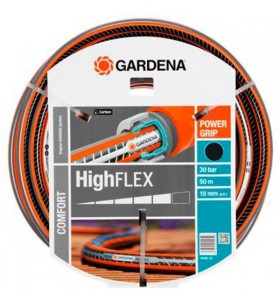 Furtun comfort highflex gardena 19 mm (3/4") (gri/portocaliu, 50 de metri)