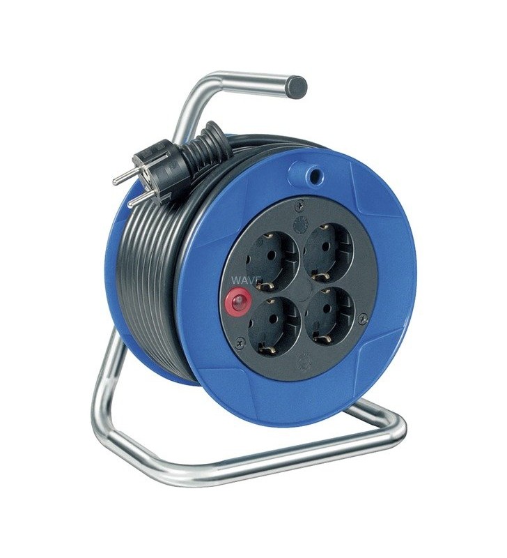 Brennenstuhl  garant compact, tambur de cablu (albastru/negru, 15 metri)