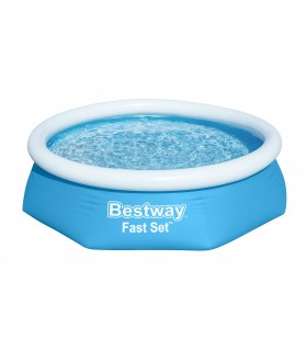 Bestway fast set 57448 piscine supraterane piscină gonflabilă/cu cadru rotundă albastru, alb