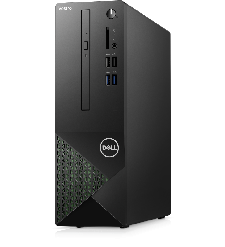 Dell vostro 3710 desktop,intel core i3-12100(4 cores/12mb/3.3ghz to 4.3ghz),8gb(1x8)ddr4 3200mhz,256gb(m.2)nvme pcie ssd,dvd+/-,intel uhd 730 graphics,802.11ac(1x1)wifi+bt,dell mouse ms116,dell keyboard kb216,ubuntu,3yr prosupport