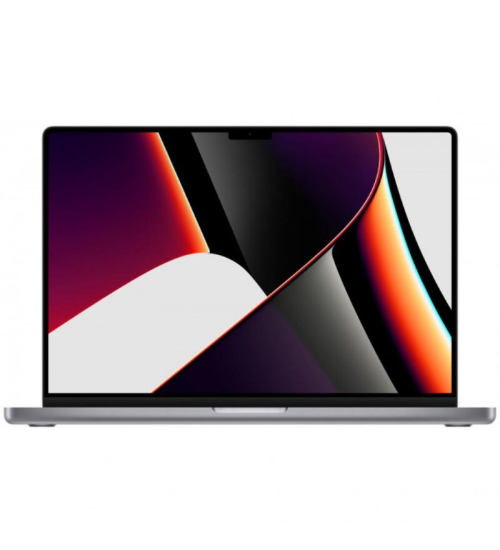 Laptop apple macbook pro 16 inch, apple m1 pro, 10 nuclee cpu, 32 nuclee gpu, 32gb ram, 512gb ssd, silver, int kb