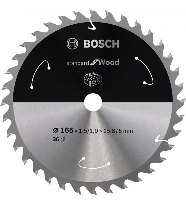 Bosch 2 608 837 685 lame pentru ferăstraie circulare 16,5 cm 1 buc.