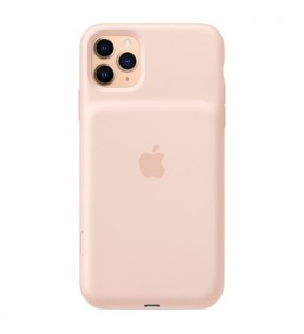 Carcasa iphone 11 pro max apple smart battery cu wireless charging pink sand