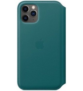 Iphone 11 pro/leather folio - peacock