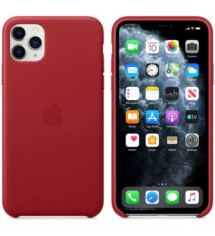 Iphone 11 pro max leather case/(product)red