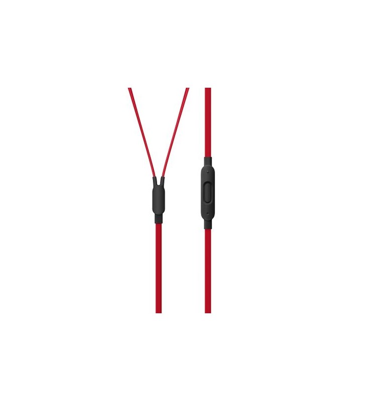 Casti in ear urbeats3, conector audio 3.5mm, negru/rosu