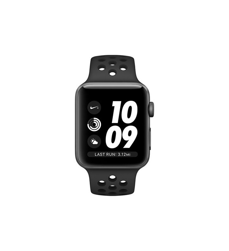 Apple watch nike+ 3, gps, carcasa space grey aluminium 42mm, anthracite/black nike sport band