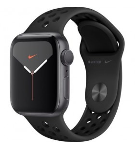 Apple watch nike 5, gps, carcasa space grey aluminium 44mm, anthracite/black nike sport band - s/m & m/l