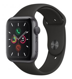 Apple watch 5, gps, carcasa space grey aluminium 40mm, black sport band