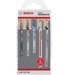 Bosch 2 607 011 438 lamă pentru fierestrău mecanic, fierăstrău de traforaj/fierăstrău sabie lamă ferăstrău mecanic carbid 15